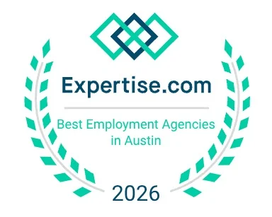 Expertise.com award - best employment agencies in austin 2026